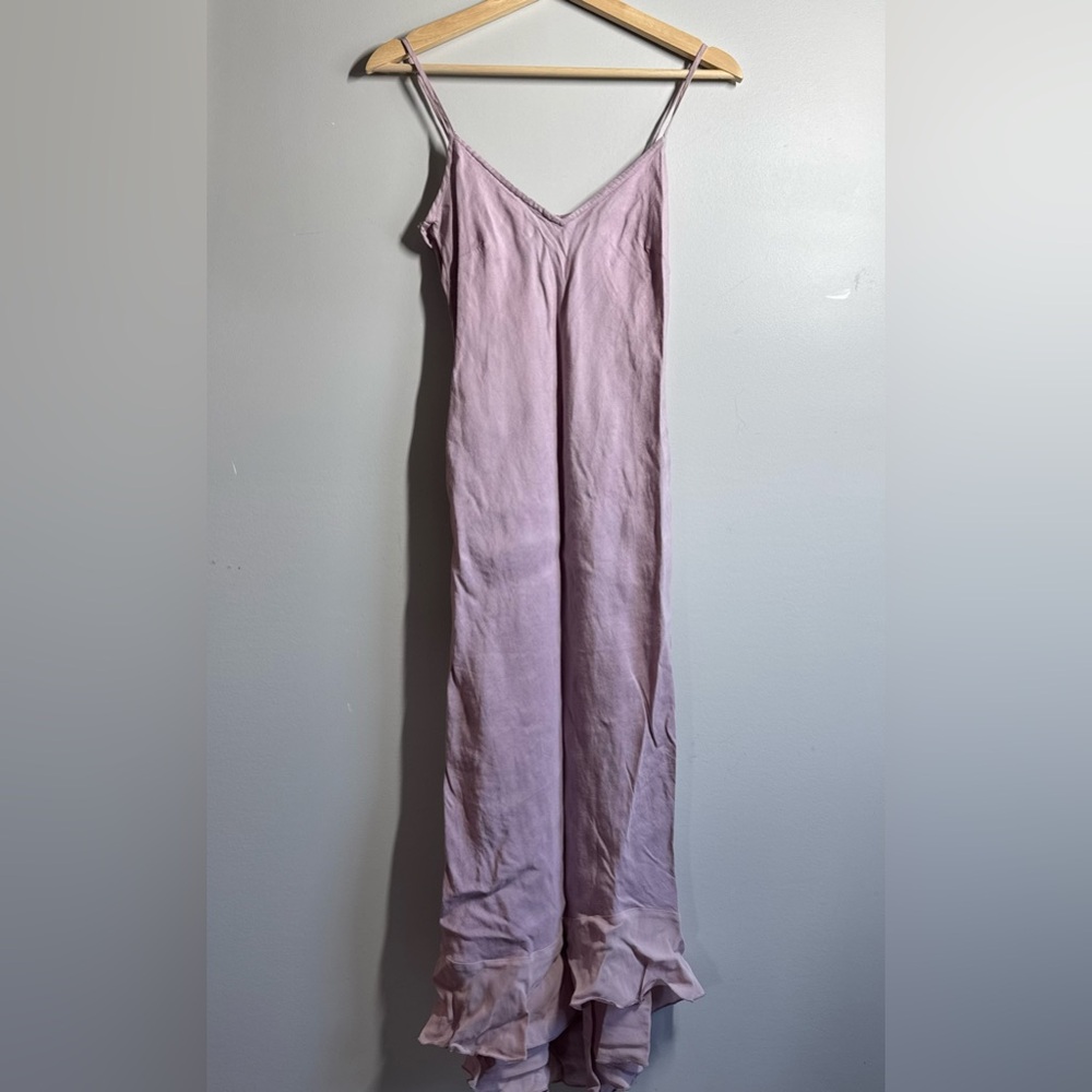 Vintage Lavender Spaghetti Strap Maxi Dress